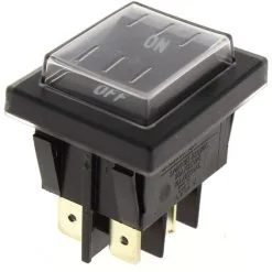 Interrupteur 4 Cosses Noir Protege Pour Nettoyeur Haute Pression Lavor