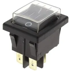 Interrupteur 4 Cosses Noir Protege Pour Nettoyeur Haute Pression Lavor